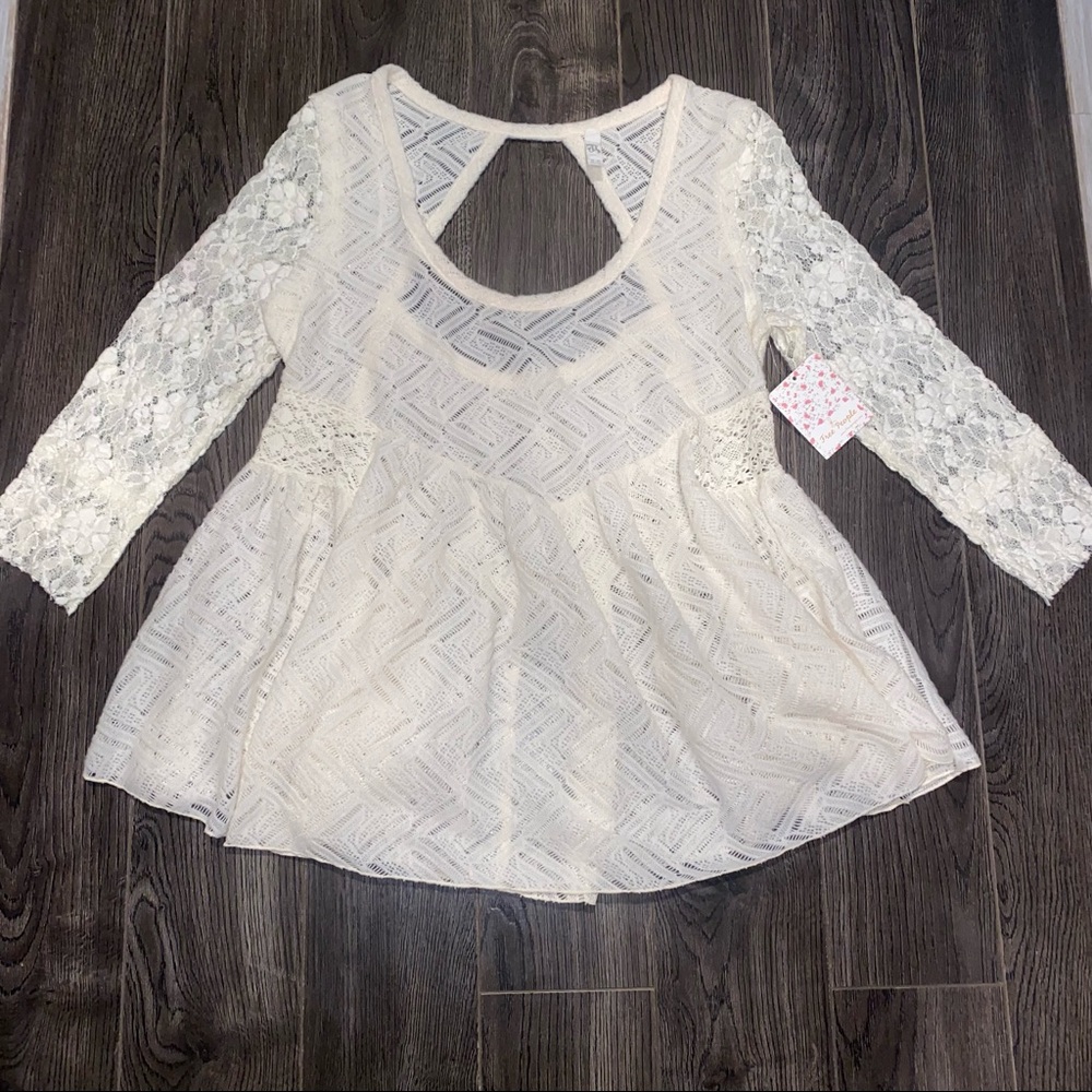 Free People Lace Top